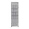 Honey Can Do 27" Gray Portable Wardrobe Closet with Cover & Side Pockets
